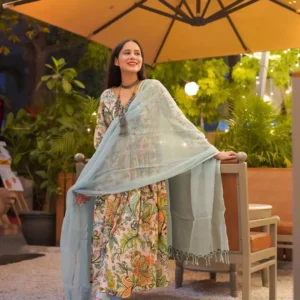 SALE: Inaayat Aasmani Floral Suit Set