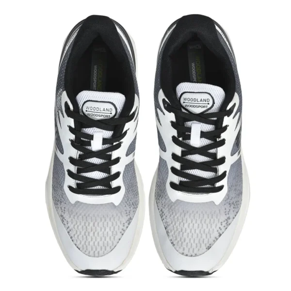 White/Black Sports Shoes For Men - Image 3