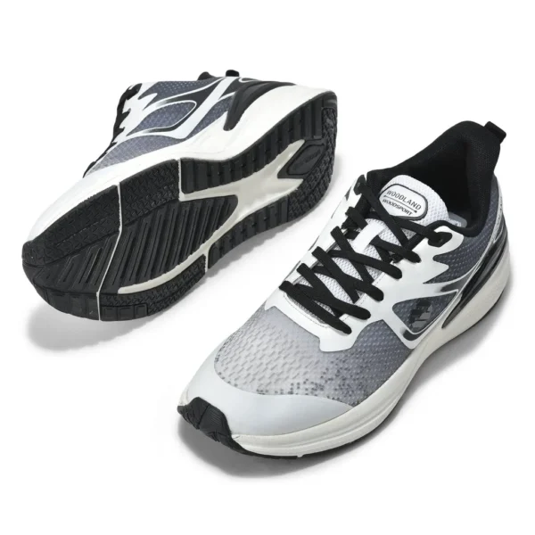 White/Black Sports Shoes For Men - Image 4