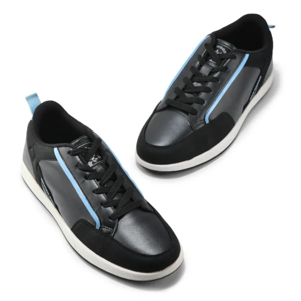 Black Casual Sneakers For Men - Image 2
