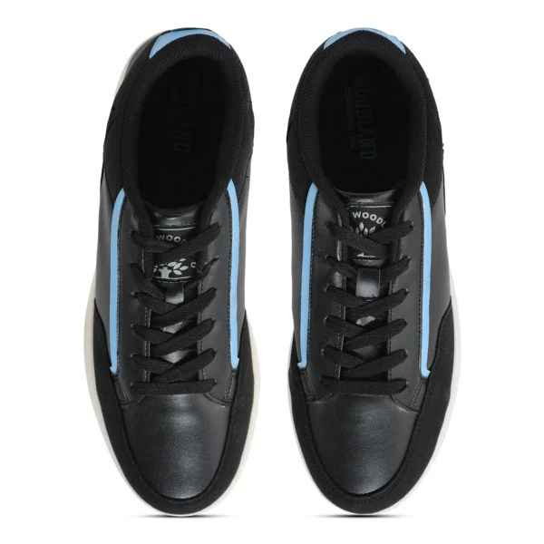 Black Casual Sneakers For Men - Image 3