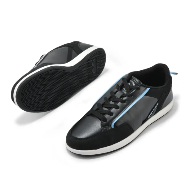 Black Casual Sneakers For Men - Image 4