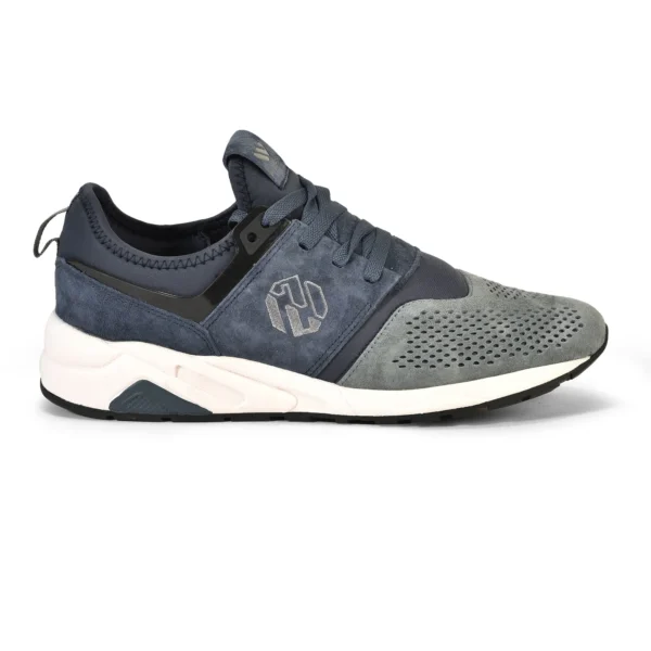 Navy and grey Sneakers for men