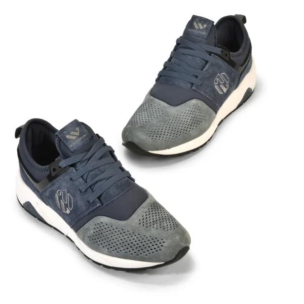 Navy and grey Sneakers for men - Image 2