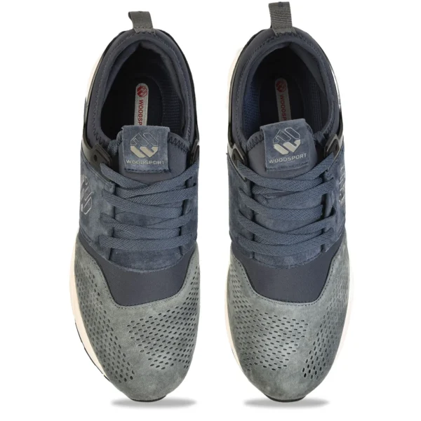 Navy and grey Sneakers for men - Image 3