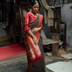 ASHAWALI BROCADE SILK SAREE