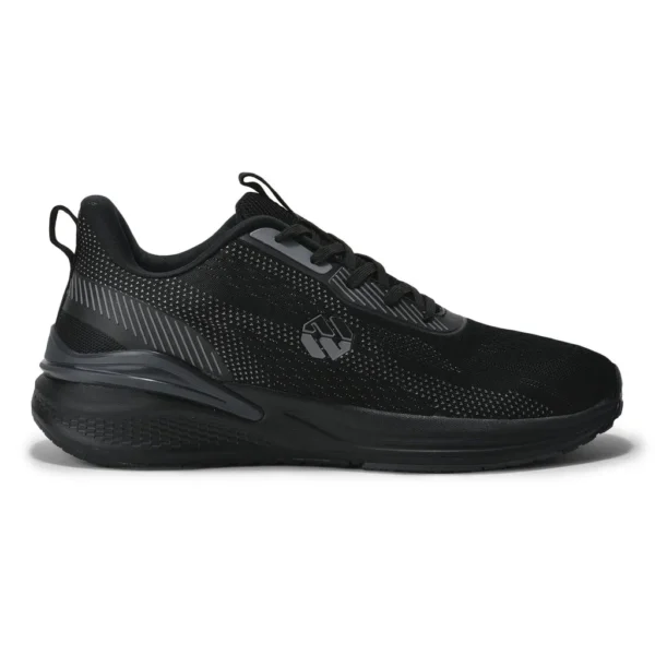 Black Running Sports Shoes For Men