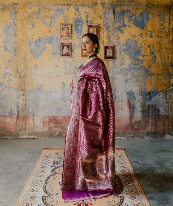 ASHAWALI BROCADE SILK SAREE - Image 2
