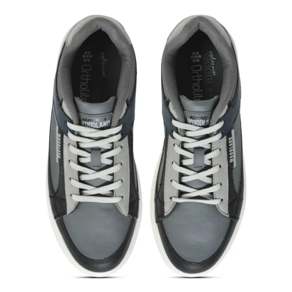 Navy Grey Casual Sneakers For Men - Image 3