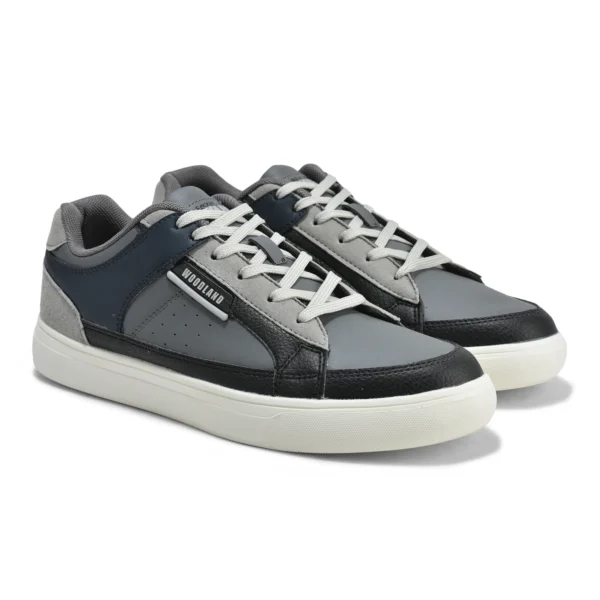 Navy Grey Casual Sneakers For Men - Image 6