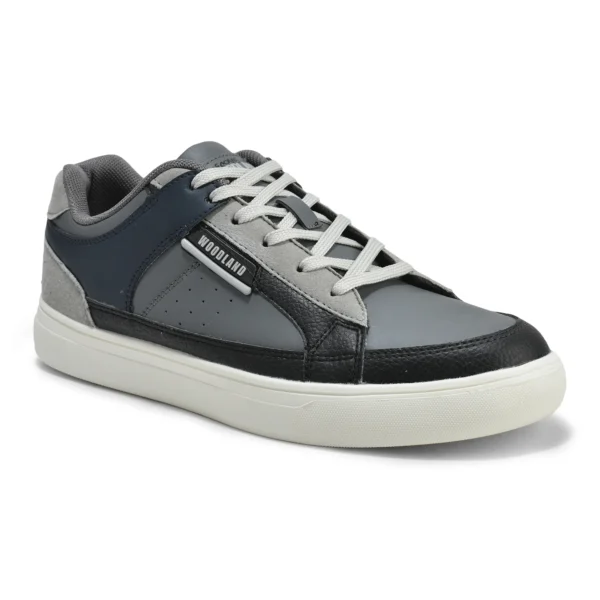 Navy Grey Casual Sneakers For Men - Image 8