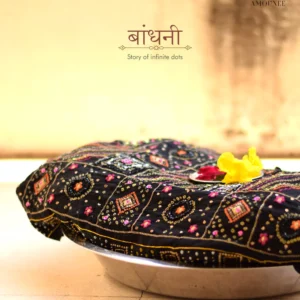BANDHANI CREPE SILK SAREE
