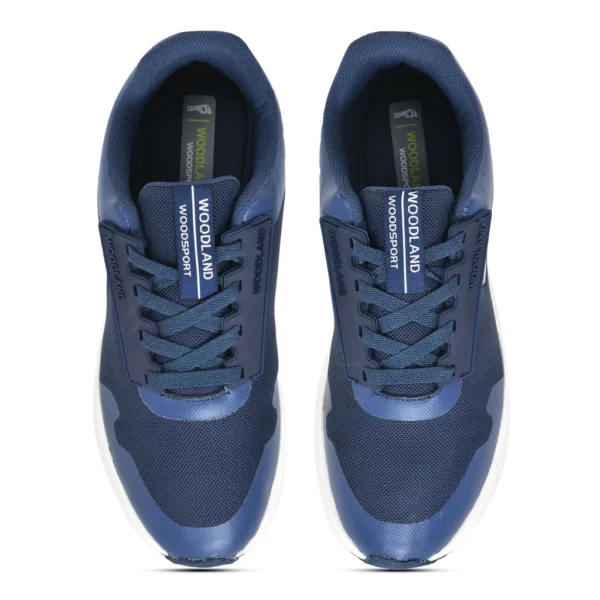 Navy Mesh Sports Shoes for Men - Image 3