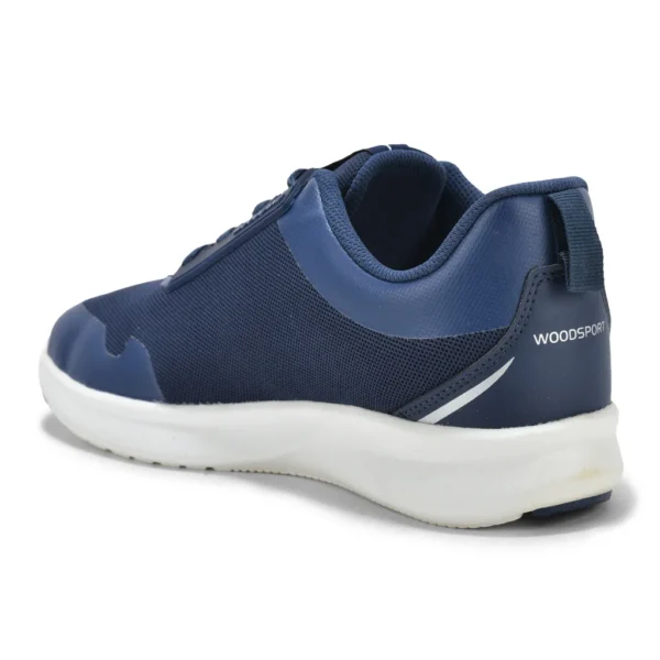 Navy Mesh Sports Shoes for Men - Image 5