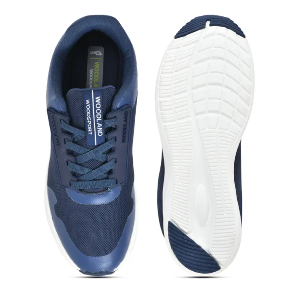 Navy Mesh Sports Shoes for Men - Image 7