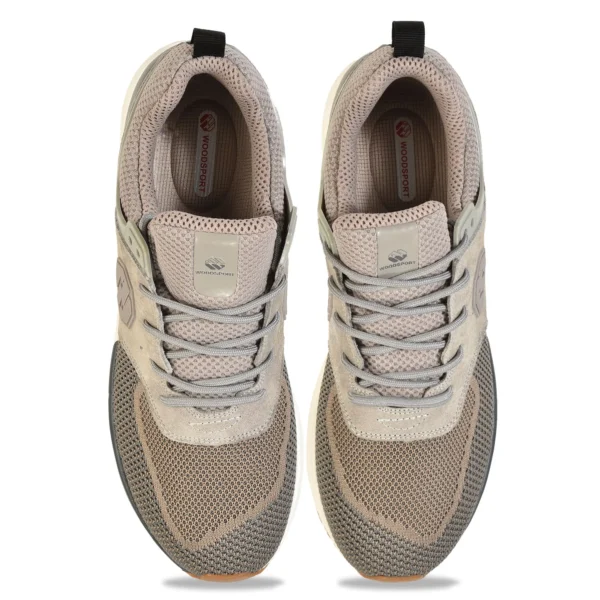 Grey sneakers for men - Image 3