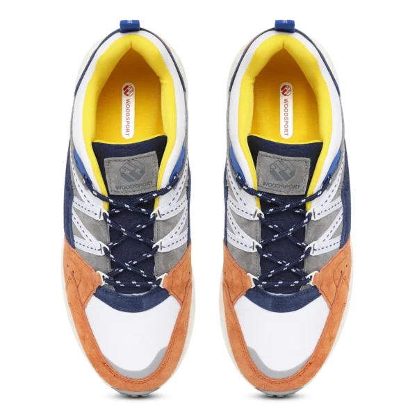 Lbrown/white Sports Sneaker for men - Image 3