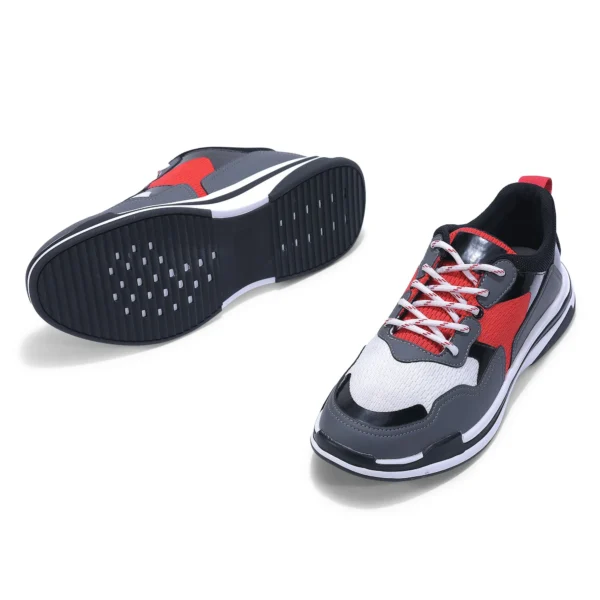 BLACK/RED casual sneakers - Image 4