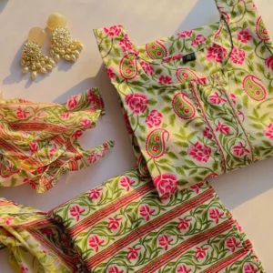 Lively Floral Slim Fit Suit