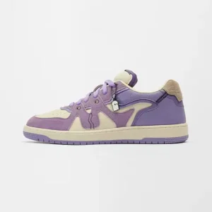 Lavender Men Low Top Sneakers