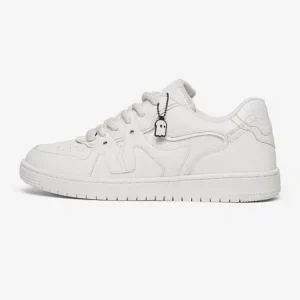 White Men Low Top Sneakers