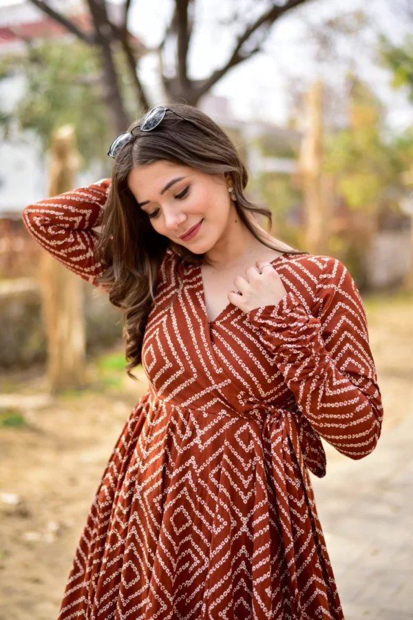 brown emerald suit set - Image 2