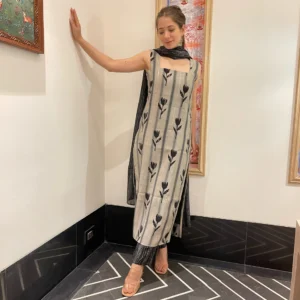 Erina grey kurta set