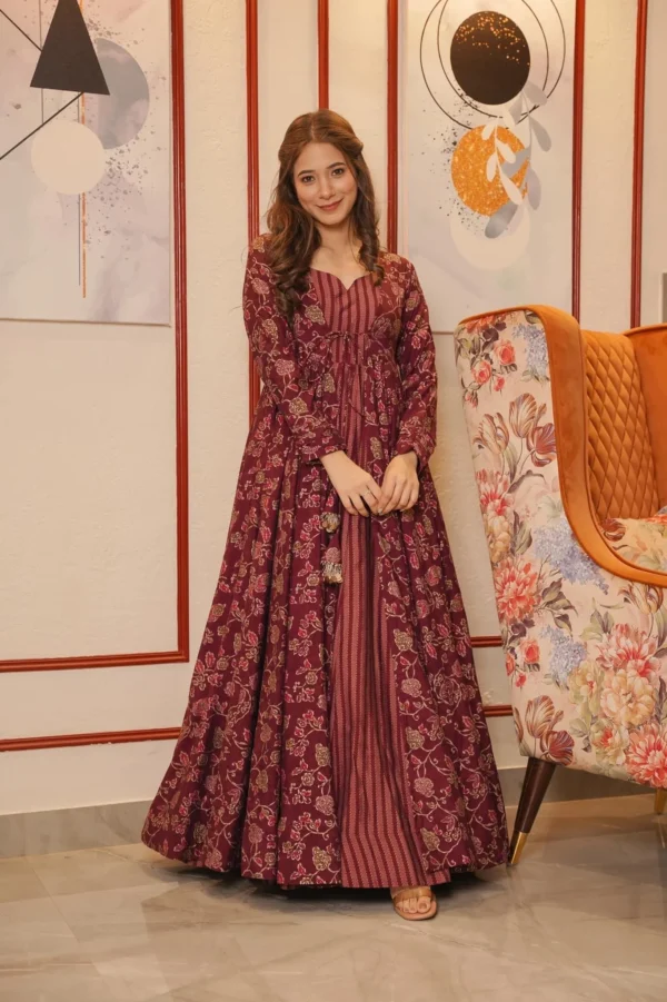 GARGI FLORAL SHRUG SET - Image 2