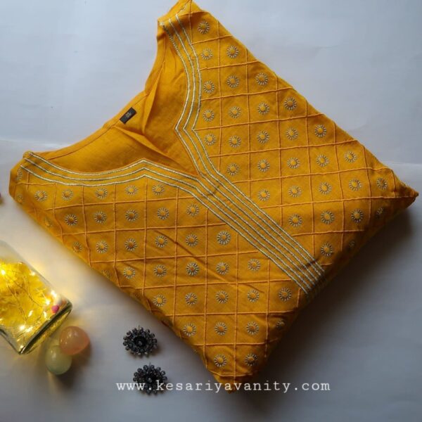 KesariyaVanity Embroidered Gown Suit - DEAL - Image 2