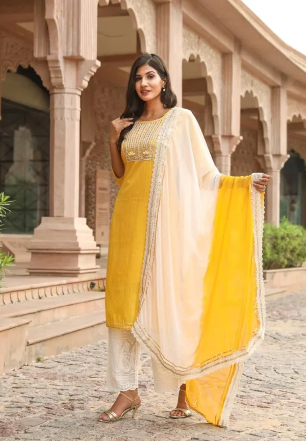 Kesariyavanity Haldi Ready Suit Set - 24 hour DEAL - Image 2
