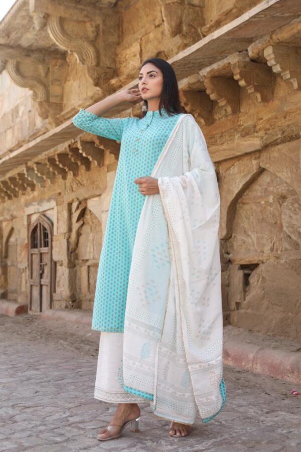 Kesariyavanity Morning Function Ready Suit Set - DEAL - Image 2
