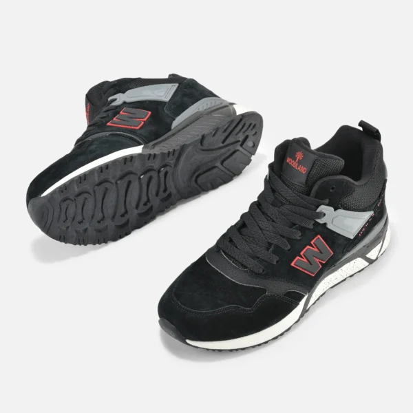 Black Casual Sneakers For Men - Image 3