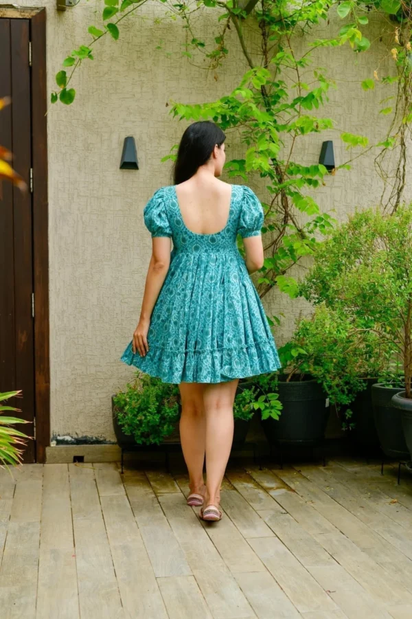 gulabo blue muslin dress - Image 5