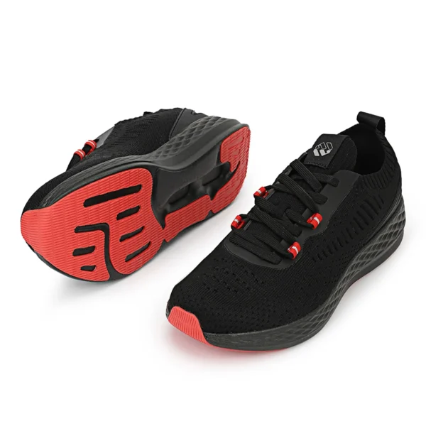 Black Fabric Luxury Sports Shoes - Image 4