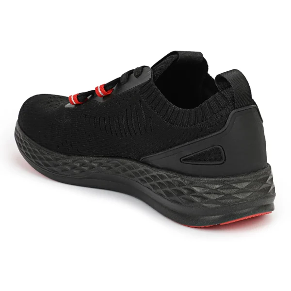 Black Fabric Luxury Sports Shoes - Image 6