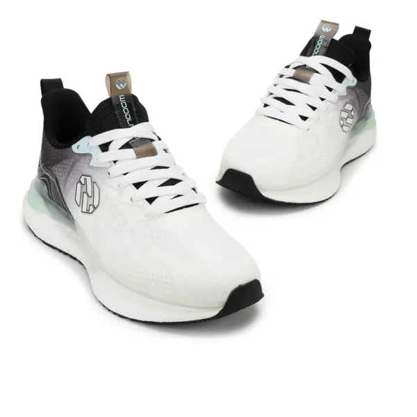 White/Black Sports Shoe for Men - Image 2