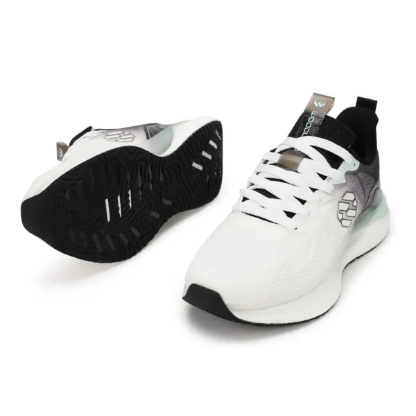 White/Black Sports Shoe for Men - Image 3