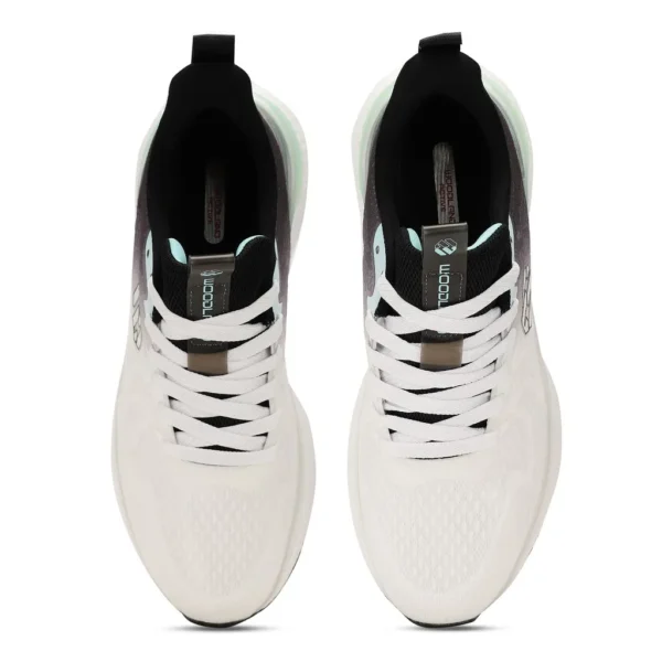 White/Black Sports Shoe for Men - Image 4