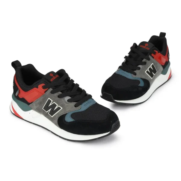 Stylish Grey/Black Sneakers for Men - Image 2