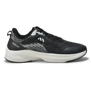 Black Lightweight & Breathable Sports Shoes For Men