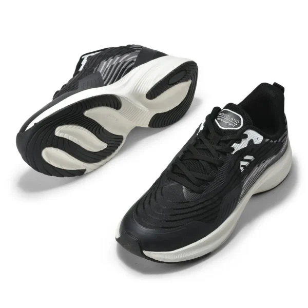 Black Lightweight & Breathable Sports Shoes For Men - Image 2