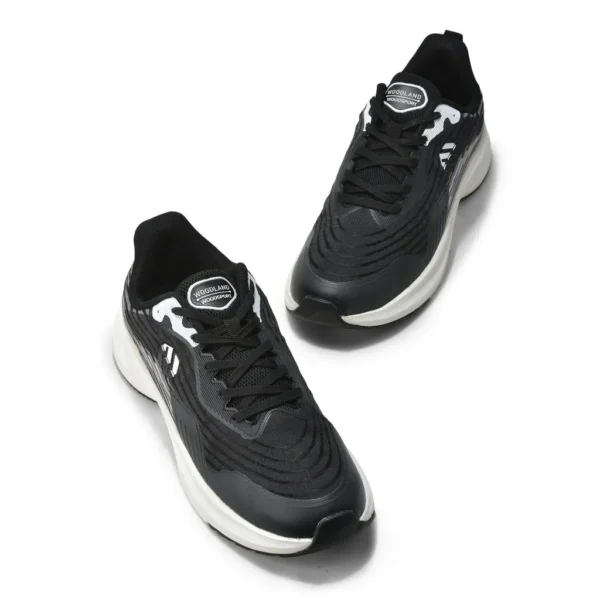 Black Lightweight & Breathable Sports Shoes For Men - Image 3
