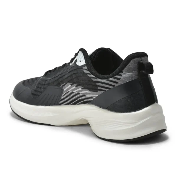 Black Lightweight & Breathable Sports Shoes For Men - Image 5