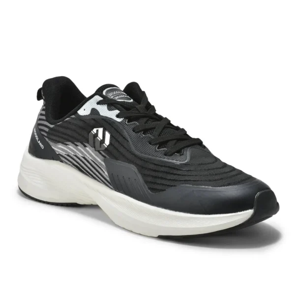 Black Lightweight & Breathable Sports Shoes For Men - Image 6