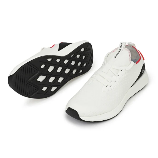 White Fabric Luxury Sports Shoes - Image 4