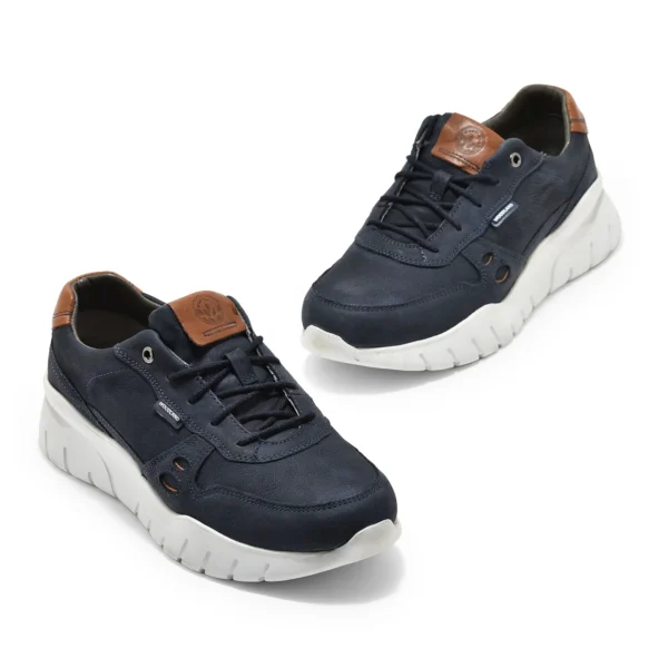 Navy chunky sole sneakers - Image 2