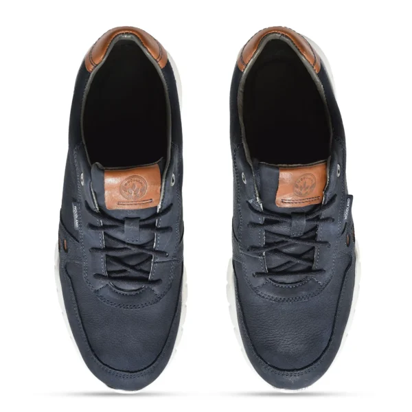 Navy chunky sole sneakers - Image 3